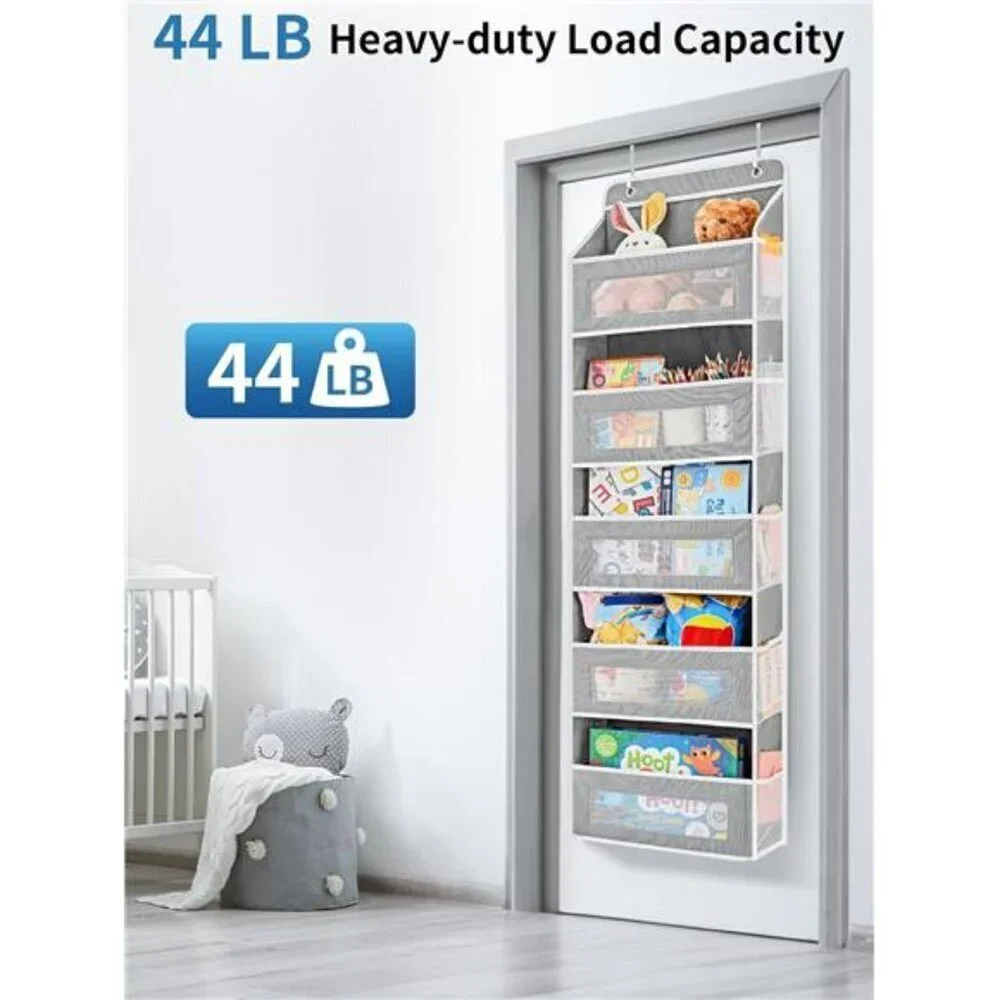 Over The Door Organizer Storage 5 Shelf Hanging Door Organizer with 5 Pockets